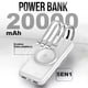 thumbnail image 2 of Power Bank Kimhi 20000 mAh Batería Portátil para Celular Carga Rápida con 4 Cables Pantalla LED, 2 of 5