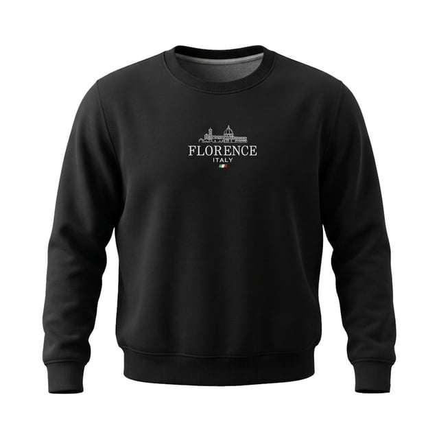 Sudadera Quarry para Dama, Cuello Redondo Negro Talla G