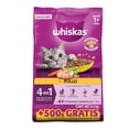 thumbnail image 1 of Alimento Seco para Gatos Adultos Whiskas® 4 en 1, 100% Nutrición Completa y Balanceada – Sabor Pollo 4.5kg, 1 of 9