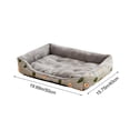 thumbnail image 3 of Cama de peluche para mascotas, cálida y resistente al invierno, para todas las estaciones, para perros pequeños y grandes, para gatos y perros, ideal como regalo de cumpleaños para mujeres, ideal para, 3 of 6