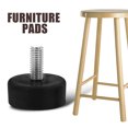thumbnail image 3 of FOMIYES 4Ud Patas Para Muebles Ajustables Con Material De Goma Y Fijación Segura Por Tornillo, 3 of 6