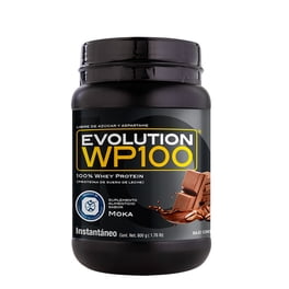 EVOLUTION. Proteína de Suero de Leche, WP100, Whey Protein, 800 Gramos (Sabor Moka)