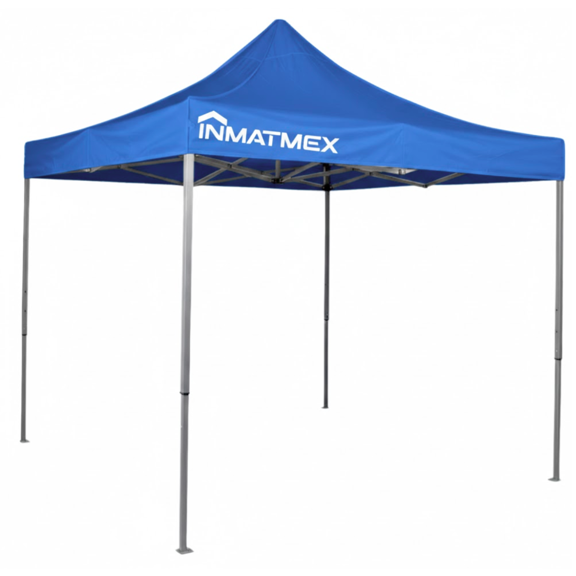 Carpa 3x3 INMATMEX Azul Sin Paredes