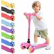 thumbnail image 1 of Monopatin Scooter para Niños de 2 a 5 Años Hurtle, 3 Ruedas con Luces LED, Mini Kickboard con Freno, Manillar Ajustable de 63 cm a 71 cm, Antideslizante, Patin del Diablo, Sandia, 1 of 7