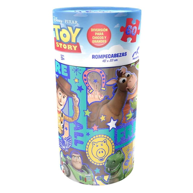 Rompecabezas Novelty Disney Toy Story Cilindro Infantil 60 Piezas
