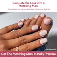 thumbnail image 4 of Uñas postizas Glamnetic Velvet 32 piezas color rosa natural, 4 of 9