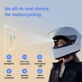 thumbnail image 3 of HUD para casco de motocicleta MOTOEYE E6+ con Bluetooth, GPS y cámara, 3 of 8