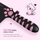 thumbnail image 4 of Juego de Cuchillos Meowkit de 5 Piezas con Bloque de Gato - Acero de Alto Carbono, Negro, 4 of 8
