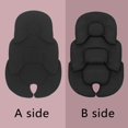 thumbnail image 2 of Cojín de inserción para asiento negro, almohadil para bebé, soporte para cabeza y el cuerpo Macarena Cojín de cochecito, 2 of 8