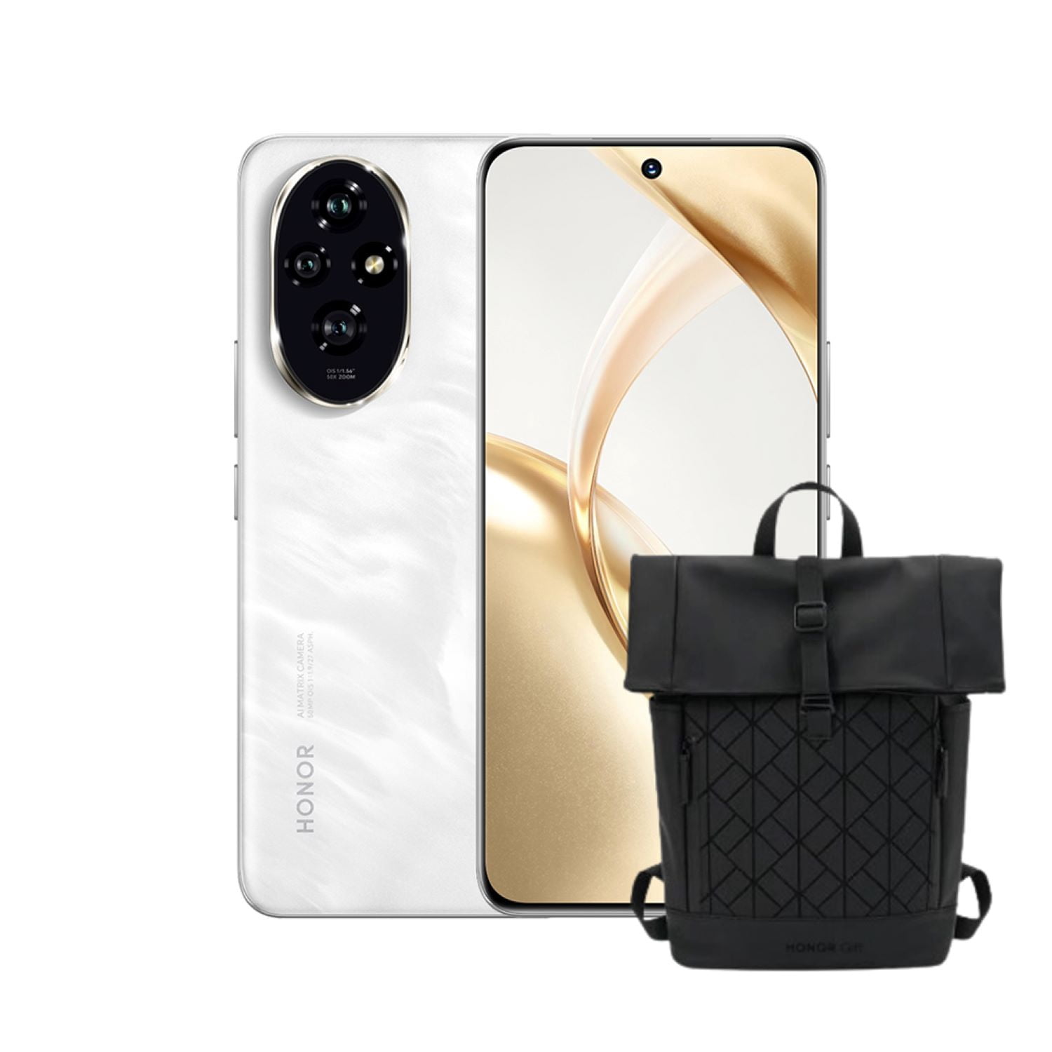 Smartphone Honor 200 12+512 GB Blanco + Mochila Desbloqueado