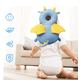 thumbnail image 3 of Casco Para Bebe Antigolpes Gorro Protector Cabeza Acolchada Dragón Volador Malla Refrescante Azul, 3 of 4