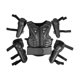 thumbnail image 1 of Traje de protección para niños para motocicleta, equipo de protección para montar, protector transpirable, equipo para adolescentes para carreras de Negro, 1 of 8