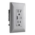thumbnail image 4 of Estevez Contacto Dúplex USB A+C con Placa, Plateado, Nuevo, 4 of 6