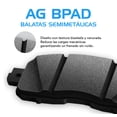 thumbnail image 3 of Balatas AG para Auto Traseras para Chevrolet Cheyenne 2007 a 2018 2 Piezas Nuevas, 3 of 5