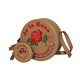 thumbnail image 4 of SET de 2 Piezas: BOLSA y MONEDERO en forma de MAZAPAN, Diseño de Dulce Tipico Mexicano, Forma Redonda, Bandolera, Vini Piel, Moda Kawaii, Estilo Novedoso y Encantador, Color Caramel., 4 of 5