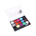 thumbnail image 4 of Kit de pintura de maquillaje Pigmento de pintura facial suave a base de agua con pinceles para pintar Estilo A, 4 of 9
