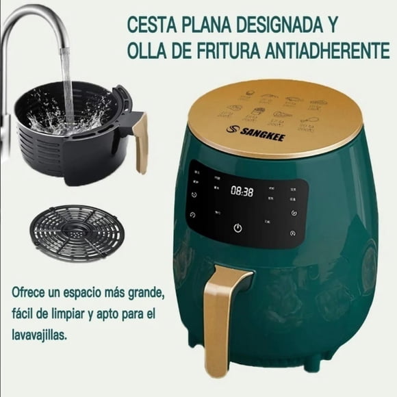Freidora Electrica De Aire Sin Aceite 5l Pantalla Led Touch
