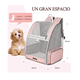 thumbnail image 2 of Mochila Transportadora Para Perros/gatos Plegable Belug Gris Rosa, 2 of 5