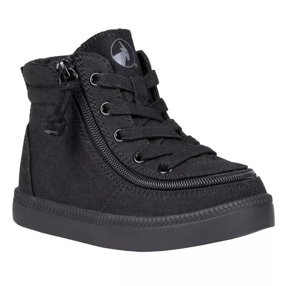 Tenis Billy Footwear Harmon para Niño Talla 10T, Negro, Con Cierre y Agujetas, Plantilla Acolchada, Suela Antiderrapante