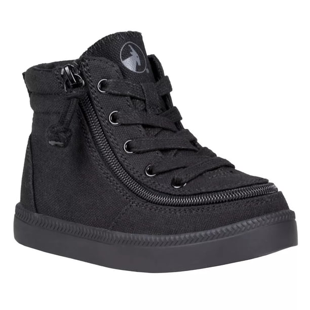 Tenis Billy Footwear Harmon para Niño Talla 10T, Negro, Con Cierre y Agujetas, Plantilla Acolchada, Suela Antiderrapante