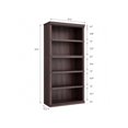 thumbnail image 3 of Estante de pared triangular de acero inoxidable de 24 pulgadas, capacidad 185 lb, comercial, con respaldo y soportes, 3 of 5