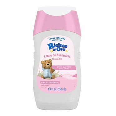 Crema corporal Ricitos de Oro leche de almendras dulce suavidad 250 ml