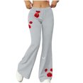 thumbnail image 3 of TaTaai Women's Loose Comfortable Flared Wide Leg Yoga Pants Fashion Casual Sports Fitness Trousers Soft Breathable All Match Daily Wear Gift, 3 of 7