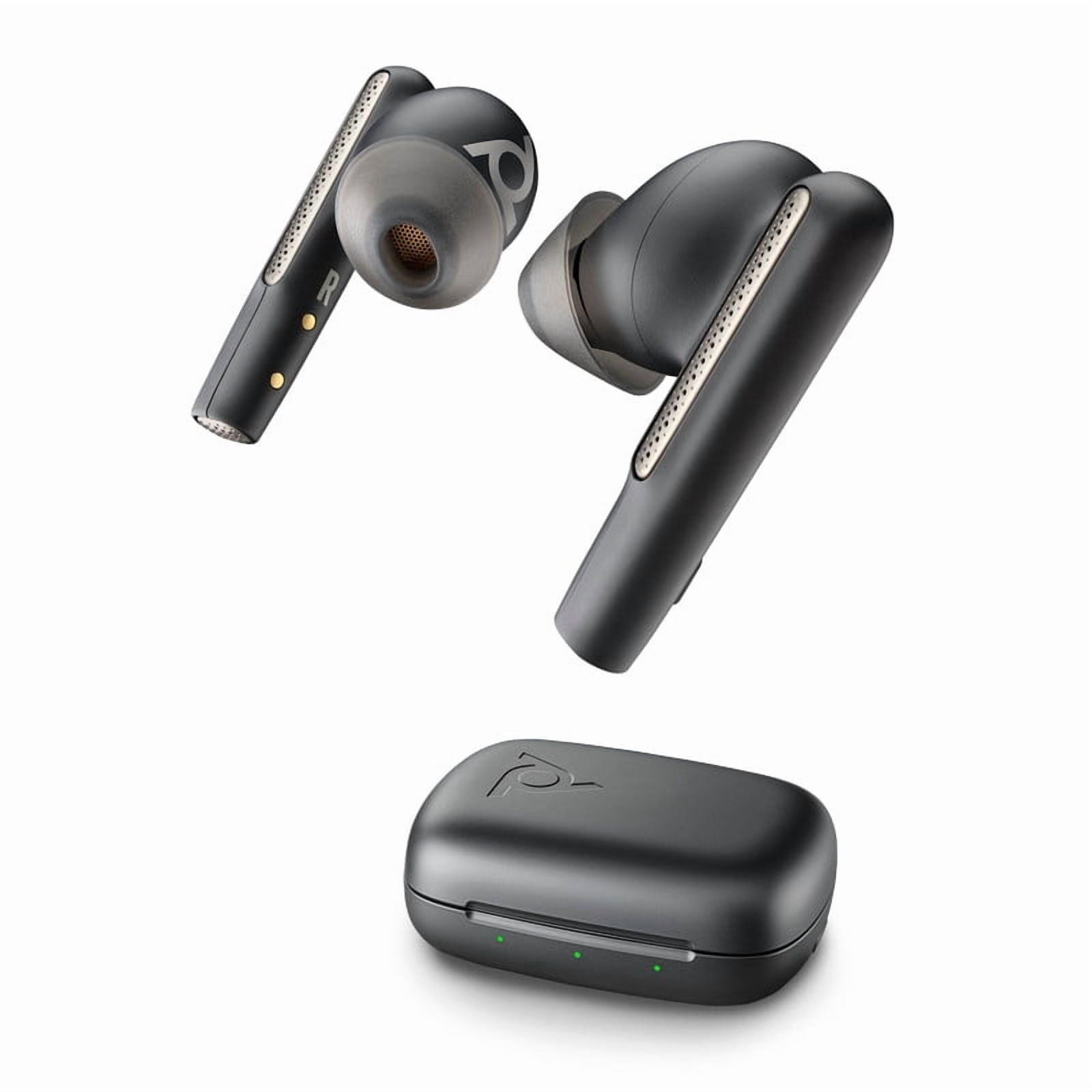 Audifonos Poly Voyager Free 60 UC, color negro + adaptador USB-C BT700 + estuche de carga básico