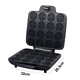 thumbnail image 4 of Máquina De Waffles 16 Piezas Modelo Negro, 4 of 4