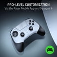 thumbnail image 4 of Mando inalámbrico Razer Raiju V3 Pro: con licencia oficial para PlayStation, PS5 y PC - Rendimiento de eSports sin retrasos - 6 botones reasignables - Thumbsticks TMR personalizables - Gatillos rápido, 4 of 9