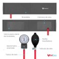 thumbnail image 4 of Baumanómetro Aneroide Con Brazalete Amplio color Rojo, 4 of 5