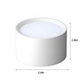 thumbnail image 3 of Lámpara LED redonda empotrada para techo, sala de estar, dormitorio, pasillo, 7 W, 12 W, 15 W, superbrillante, 6000 K., 3 of 7