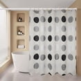 thumbnail image 4 of Cortina de Ducha de Plástico, Gruesa, Impermeable y Resistente al Moho, Cortina de Baño con Separación de Agua, 80 x 180 cm, para Baño, Dormitorio, Inodoro, 4 of 6