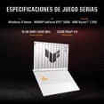 thumbnail image 3 of Laptop Asus TUF FA608UMI-TU257W R7 16GB 512GB RTX 5060 Gris, 3 of 5