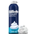 thumbnail image 1 of Espuma de Afeitar Gillette Foamy Mentol con Sensación Refrescante, 322 ml, 1 of 5