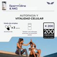 thumbnail image 2 of Espermidina 99% + AKG Ácido Alfa Cetoglutárico Eternal Nutrition 200 Cápsulas 1015 mg, 2 of 8