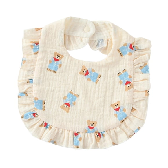 Babero para bebé, baberos para eructar, baberos para comer, amigable con la piel, babero para babear, babero para babear para niños, alimentación, Oso azul