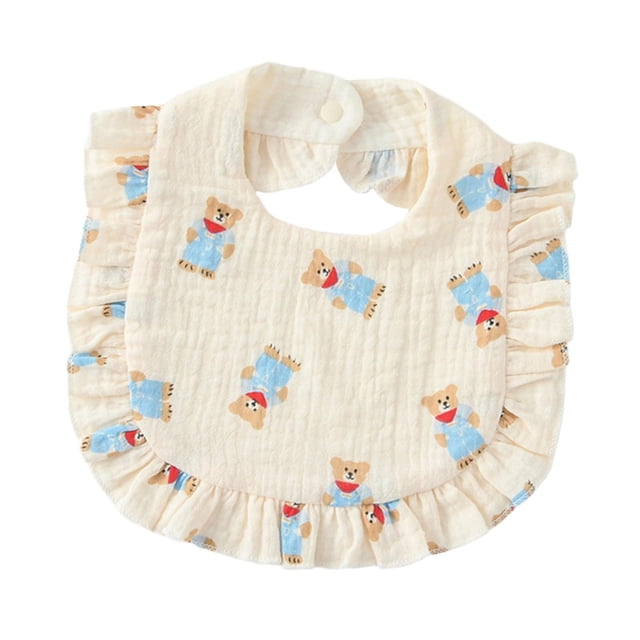 Babero para bebé, baberos para eructar, baberos para comer, amigable con la piel, babero para babear, babero para babear para niños, alimentación, Oso azul