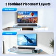 thumbnail image 3 of Sound Bar para TV, Barra de Sonido de 100W Altavoces para TV con 4 Controladores, Cine en Casa de 2.2 ch con Subwoofer 3D Envolvente Boost, Barra de Sonido para TV/PC/juegos/proyectores, Bluetooth,, 3 of 6