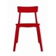 thumbnail image 3 of OFFIHO Silla Kipali Rojo para exterior resistente a rayos UV de polipropileno, 3 of 6