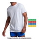 thumbnail image 2 of Playera Interior Cuello Redondo Fruit Of The Loom Super Value para Hombre, 5 Piezas Blanco Talla G, 2 of 4