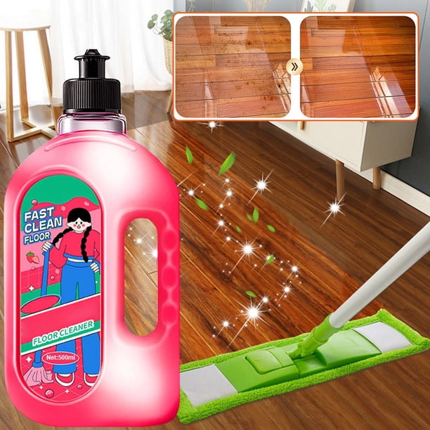 Limpiador de Pisos Líquido Mtvxesu, Fórmula de Limpieza Profunda para Manchas Difíciles, Brillo Sin Vetas, Botella de 500 Ml, Ideal para Pisos Del Hogar.