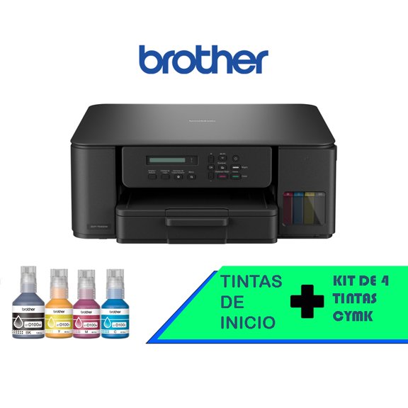 Multifuncional DCP T530 Brother Inyeccion de Tinta a Color InkBenefit + Kit de Tintas CMYK