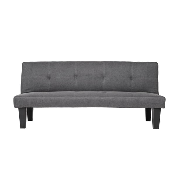 Sofá Cama Lucía Gris Oscuro Reclinable LOOMBER