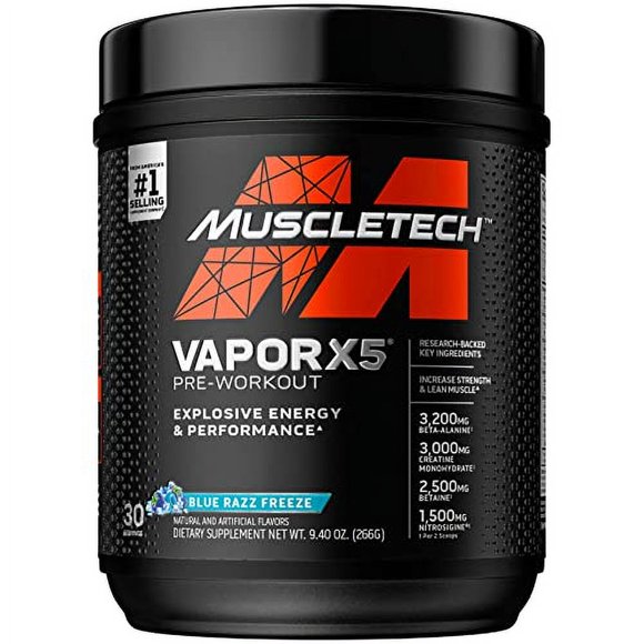Preentrenamiento MuscleTech Vapor X5 30 porciones