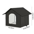 thumbnail image 3 of Caseta para Perros, Cómoda y Plegable, Ideal para Interiores y Exteriores. También Sirve Como Cama Suave y Cálida para Gatos o Cachorros. Fabricada En Aluminio Aislante E Impermeable. Apta para Perro, 3 of 7