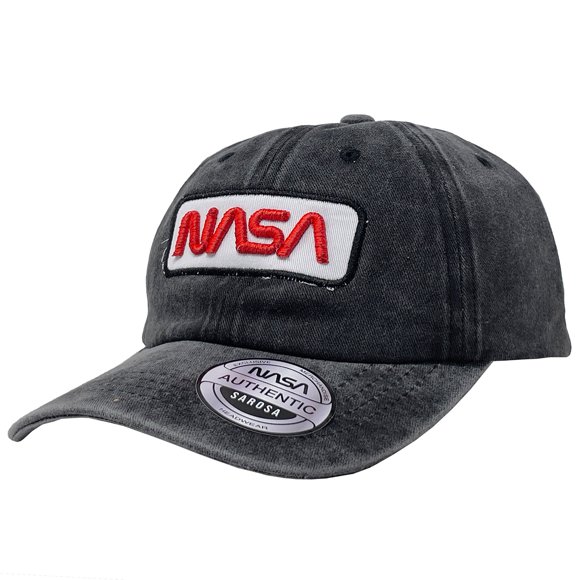 GORRA NASA GRIS LOGO PARCHE