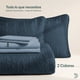thumbnail image 2 of Set de 7 Piezas Edredón Ligero y Sábanas King Size Dreamlab, Colcha para Cualquier Temporada, Hipoalergénica, Diseño Moneda Azul Noche, Azul Mezclilla, 2 of 10