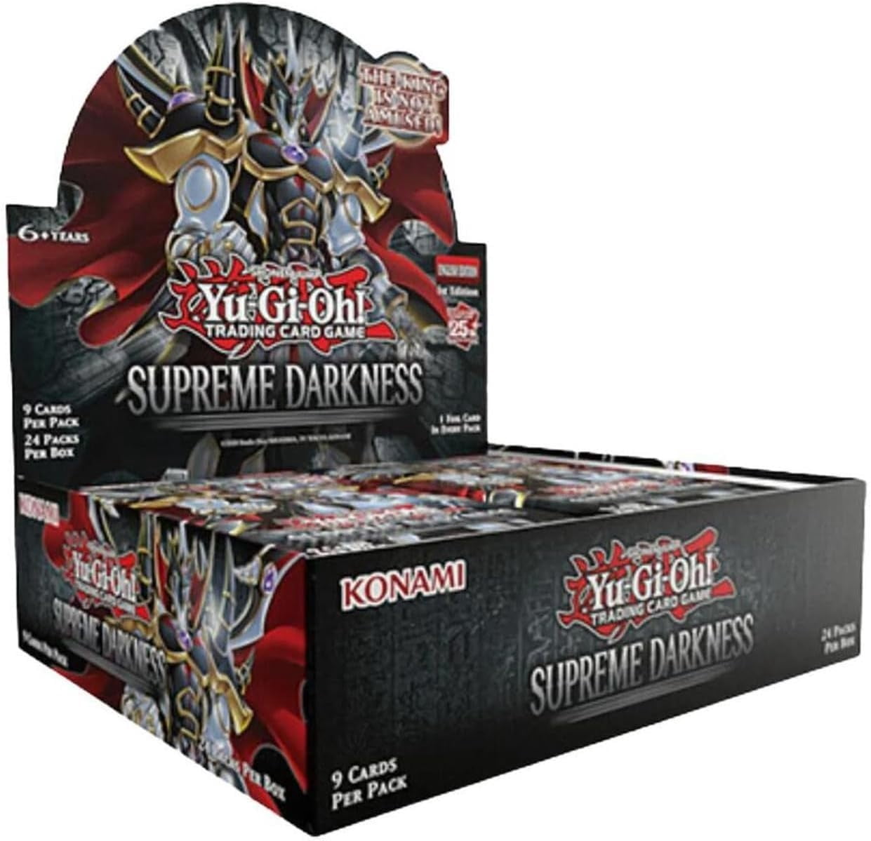 Juego de cartas coleccionables Booster Box YuGiOh Supreme Darkness 1st