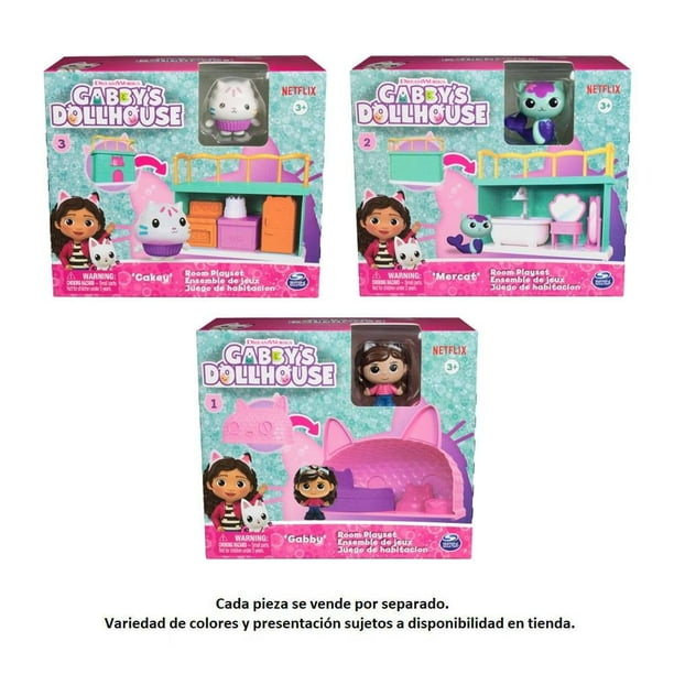 Mini set de Juego Gabby´S Dollhouse SpinMaster Casa de Gabby escala 2 pulgadas con mini accesorios varios modelos 1 pieza